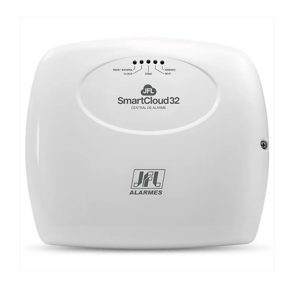 Central de Alarma JFL Soporta 28 Zonas Inalambricas + 4 Zonas Hibridas Monitoreo por APP Bluetooth WiFi y Ethernet Incluye Control Remoto SMARTCLOUD 32
