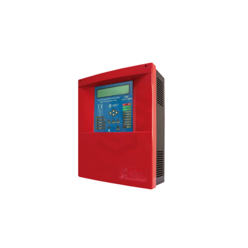 Central de Incendio Cofem Compact Lyon 2 Bucles 99 Puntos Color Rojo RAL3000 CLYON02BROJ