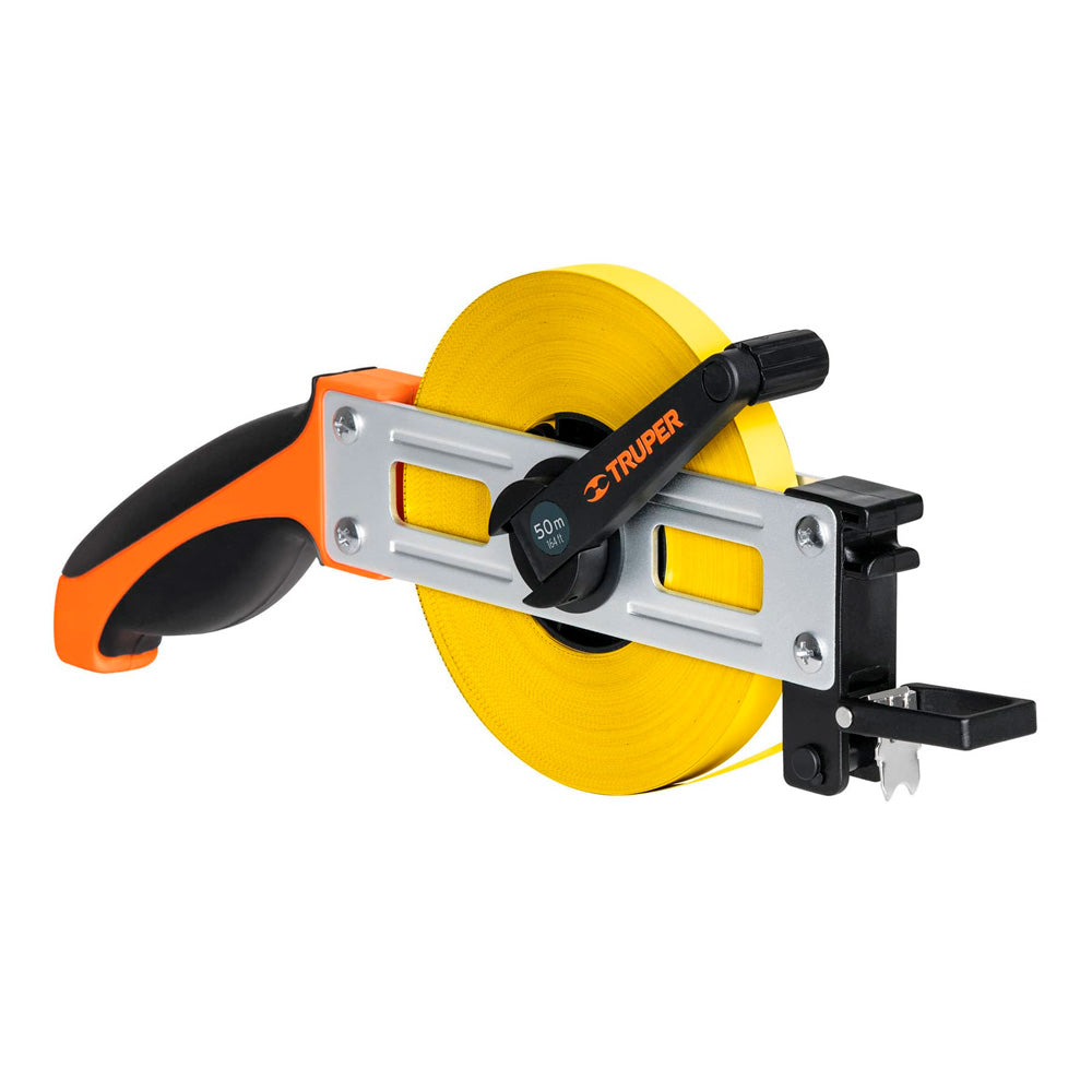 Cinta larga Truper 50 m Metálica Tipo Cruceta
