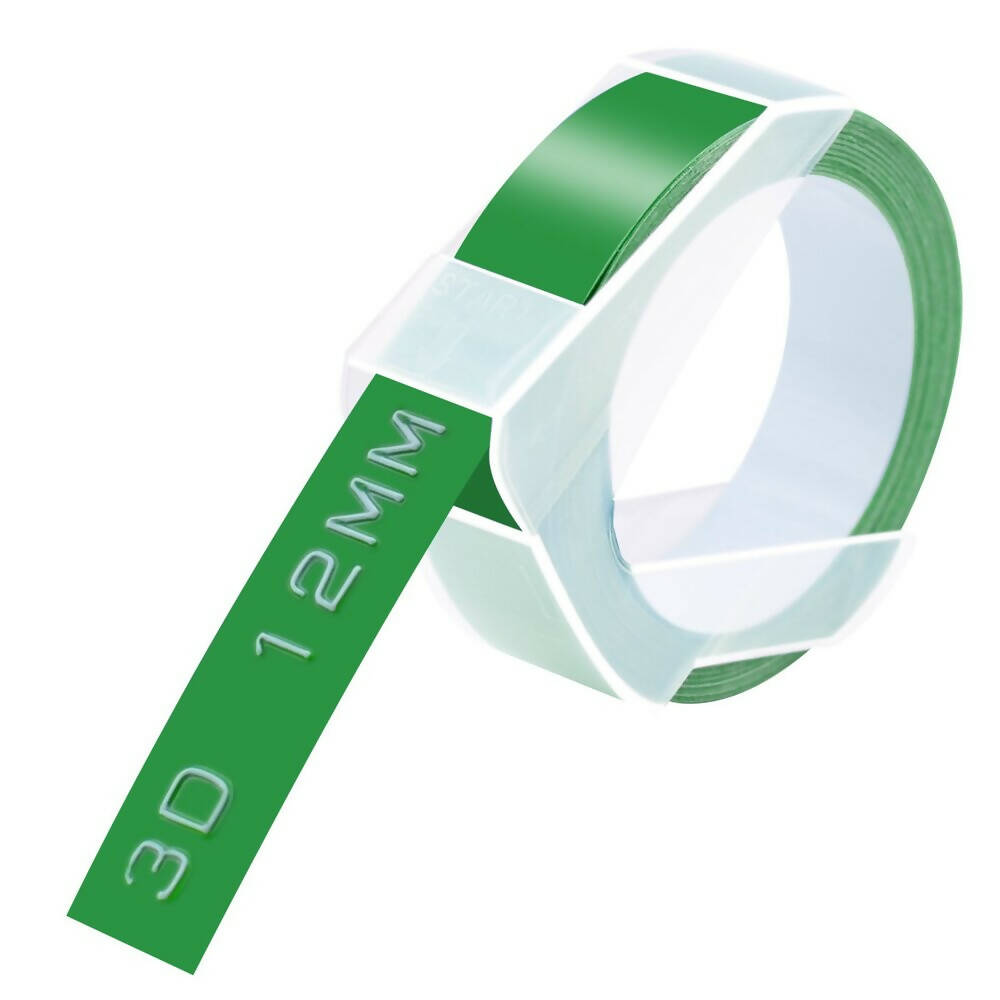 Cinta Dymo Express Plastico Verde 9mm x 3m 5201VERDE