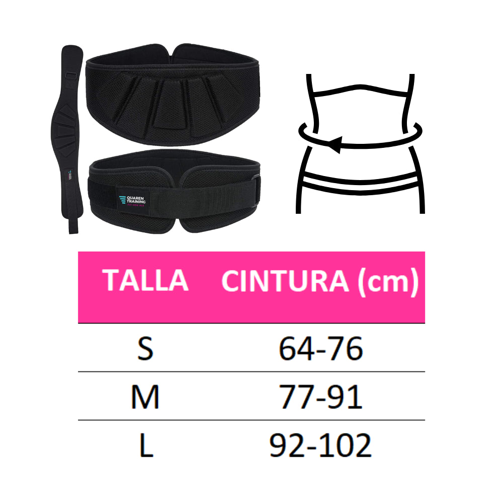 Cinturón de Lona QuarenTraining para Levantar Pesas