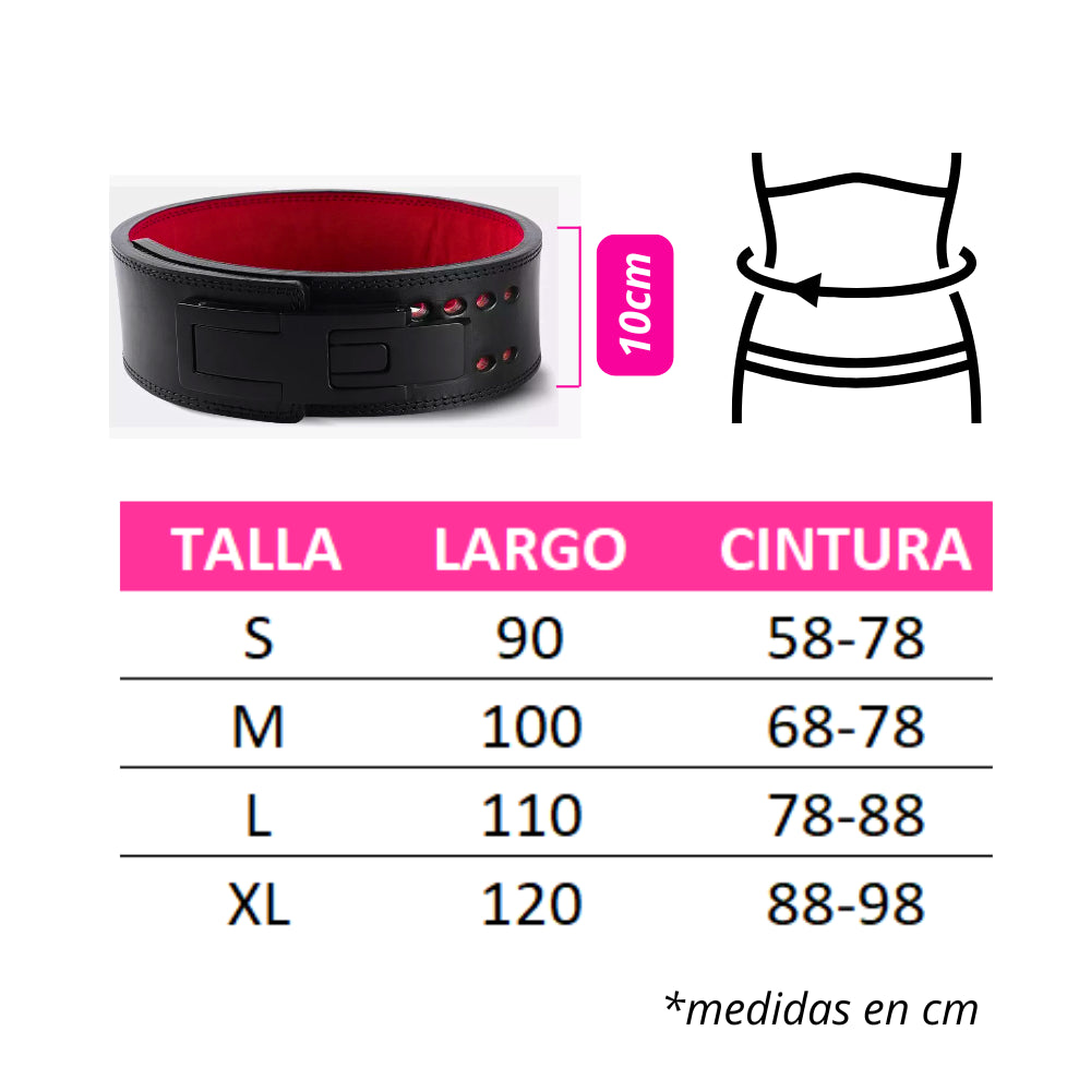Cinturón de Palanca QuarenTraining Negro