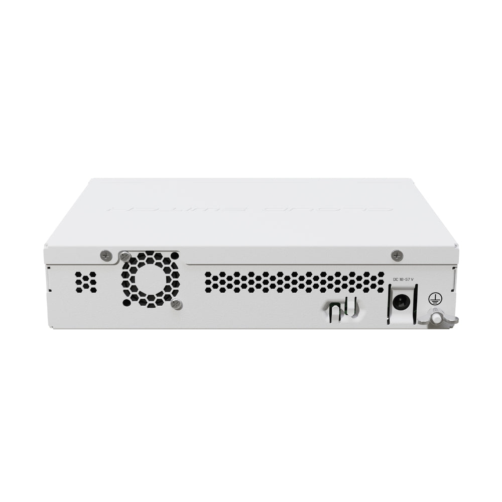 Cloud Core Router Mikrotik Switch 5 Puertos SFP + 4 Puertos SFP+ y 1 Ethernet Gigabit Dual Boot SwOS/RouterOS CPU 98DX226S RAM 256MB Licencia Nivel 5 Rackeable CRS310-1G-5S-4S+IN