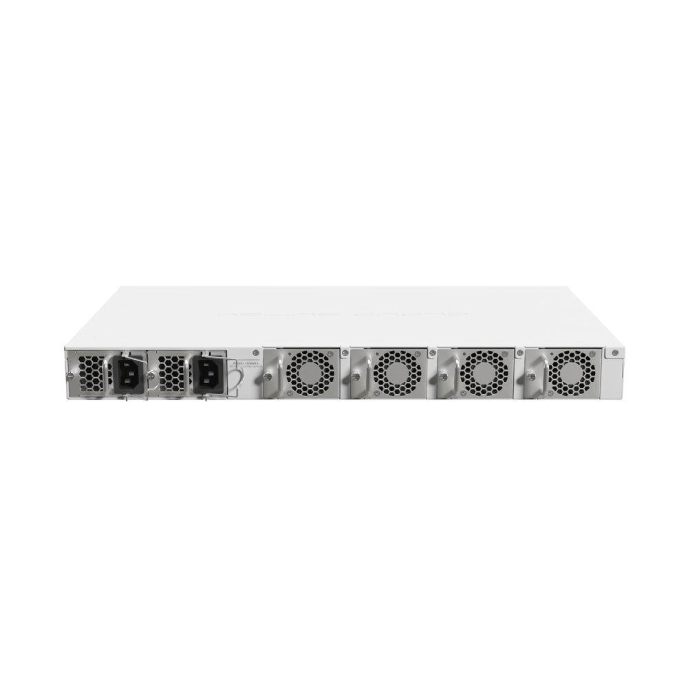 Cloud Router Mikrotik Switch 2 Puertos XQ 100G + 12 Puertos SFP 25G VLAN 802.1Q/AD CPU QCA9531 RAM 64MB Licencia Nivel 6 Fuente Redundante Rackeable CRS518-16XS-2XQ-RM