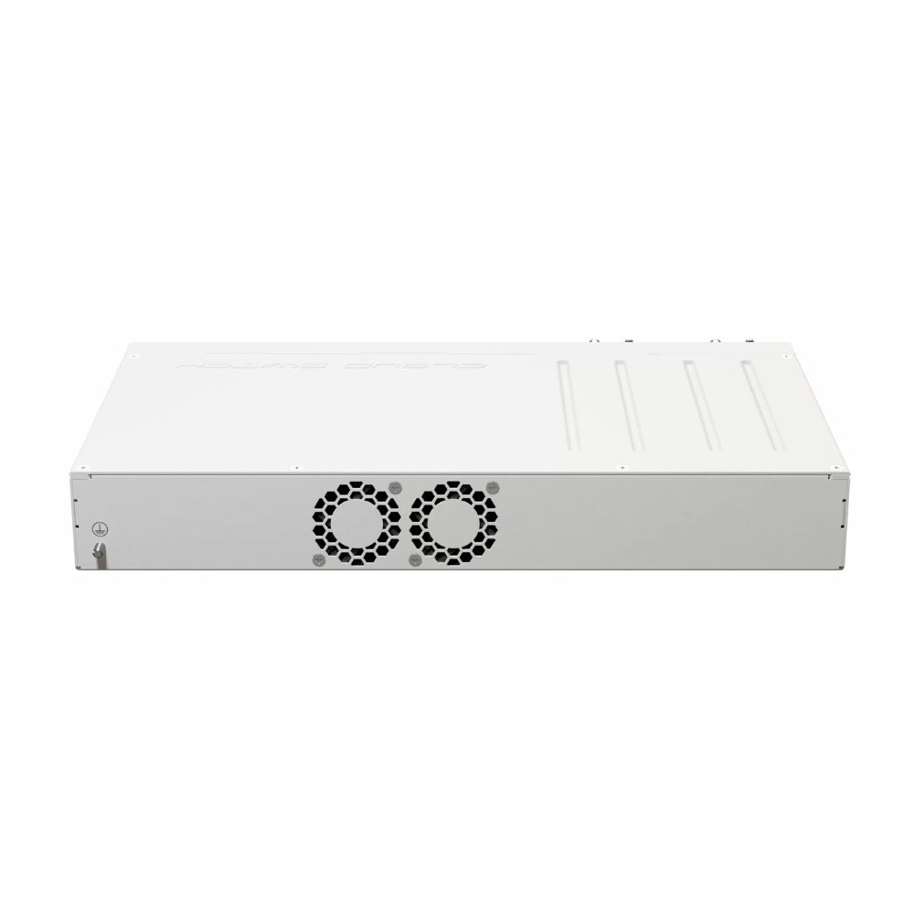 Cloud Router Mikrotik Switch 2 Puertos XQ 100G + 8 Puertos XS 25G VLAN 802.1Q/AD CPU QCA9531 RAM 128MB Licencia Nivel 5 Fuente Redundante Rackeable CRS510-8XS-2XQ-IN