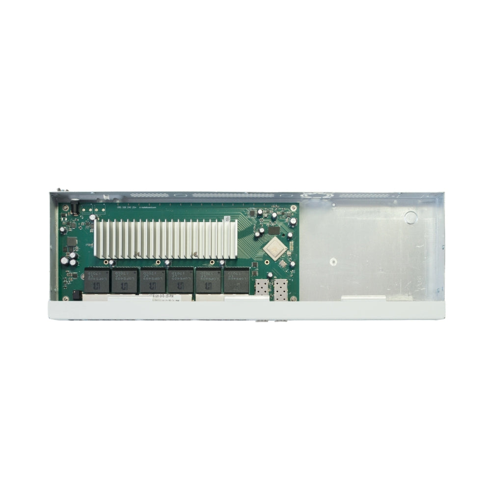 Cloud Router Mikrotik Switch 24 Puertos Gigabit + 2 Puertos SFP+ Doble Boot SwOS y RouterOS CPU 800MHz RAM 512MB IEEE 802.1Q VLAN Rackeable CRS326-24G-2S+RM