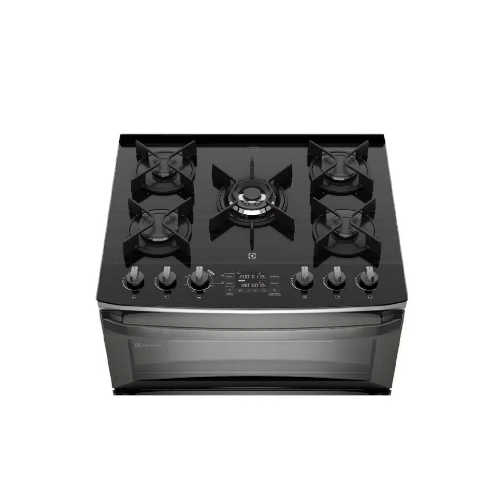 Cocina Electrolux con doble Horno de 5 Quemadores con Triple Llama 76Cm (FE5AD)
