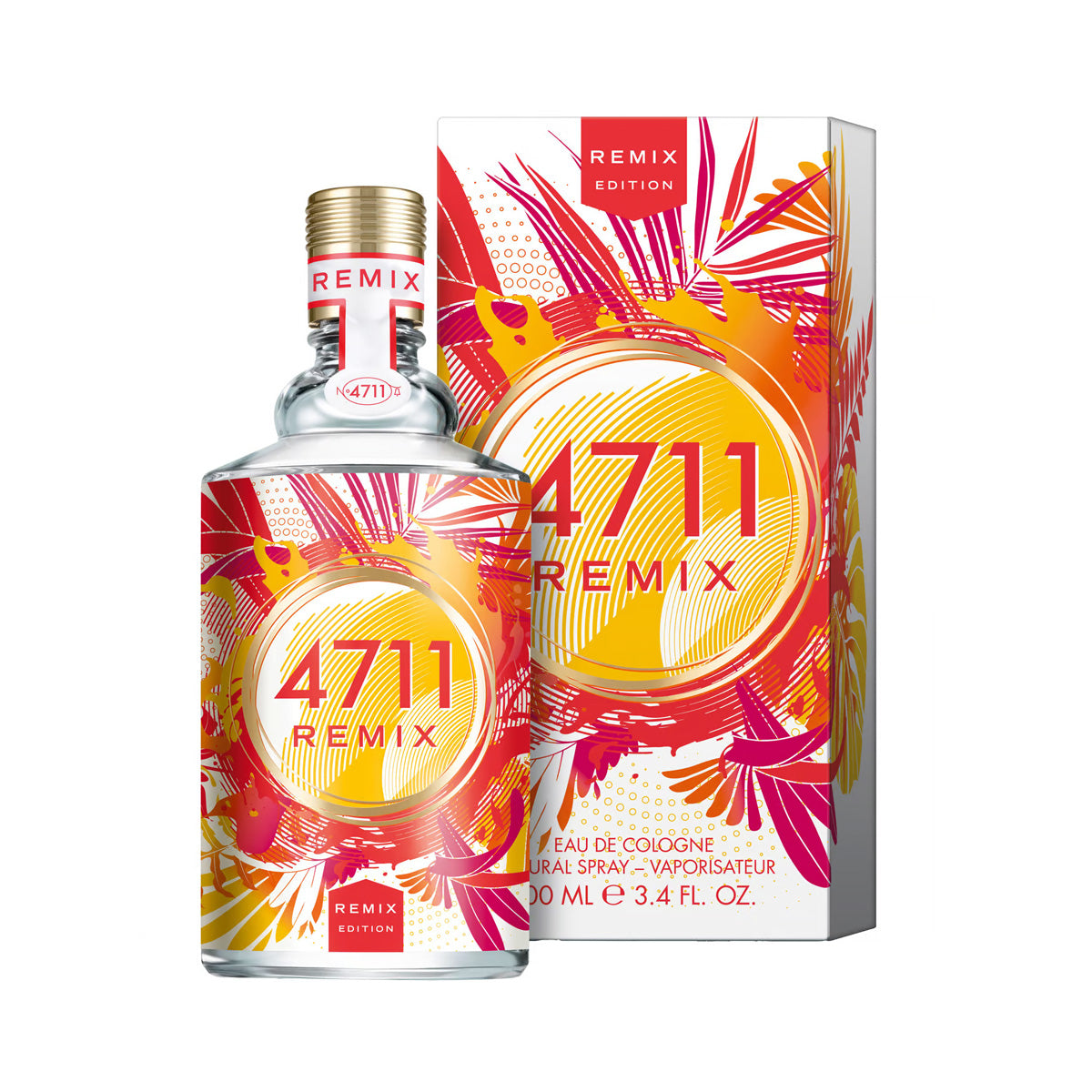 Colonia Femenina Remix Paradise 100Ml Sp Naranja