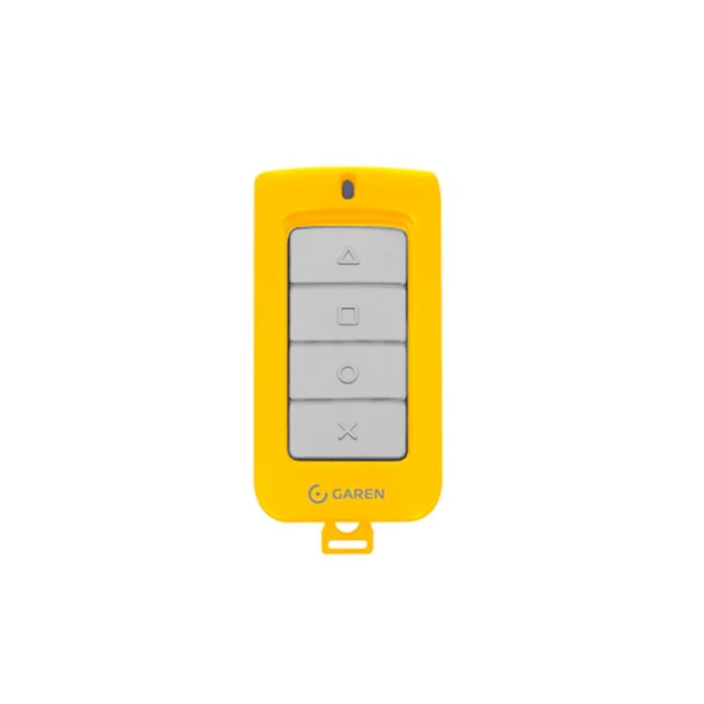 Control Remoto Garen Tx Play Frecuencia 433 MHz color Amarillo F01441-G