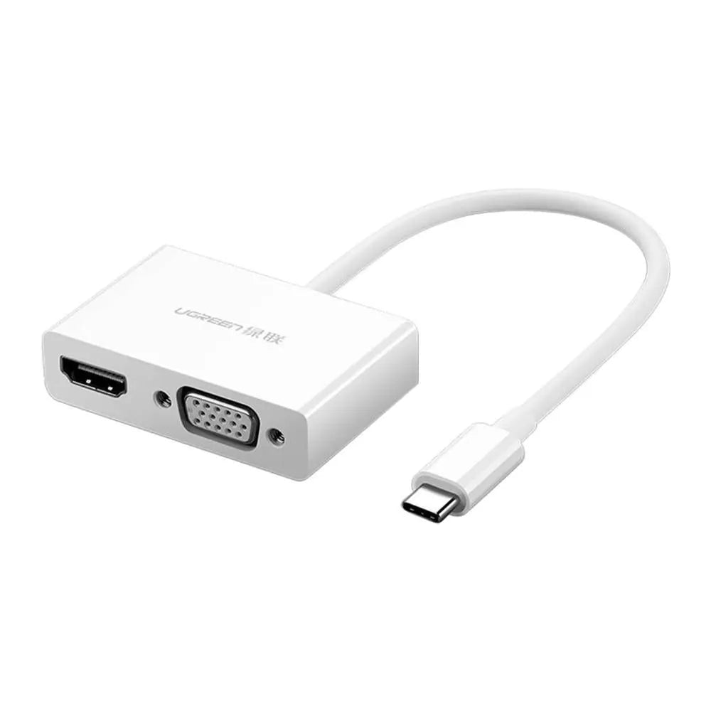 Conversor Adaptador Ugreen de USB-C a VGA y HDMI 1.4 30843