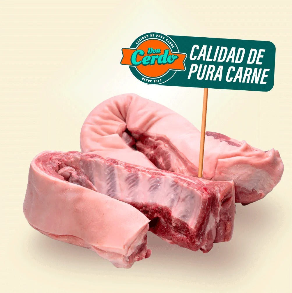 Costilla En Tira Con Cuero Don Cerdo 1.5 Kg