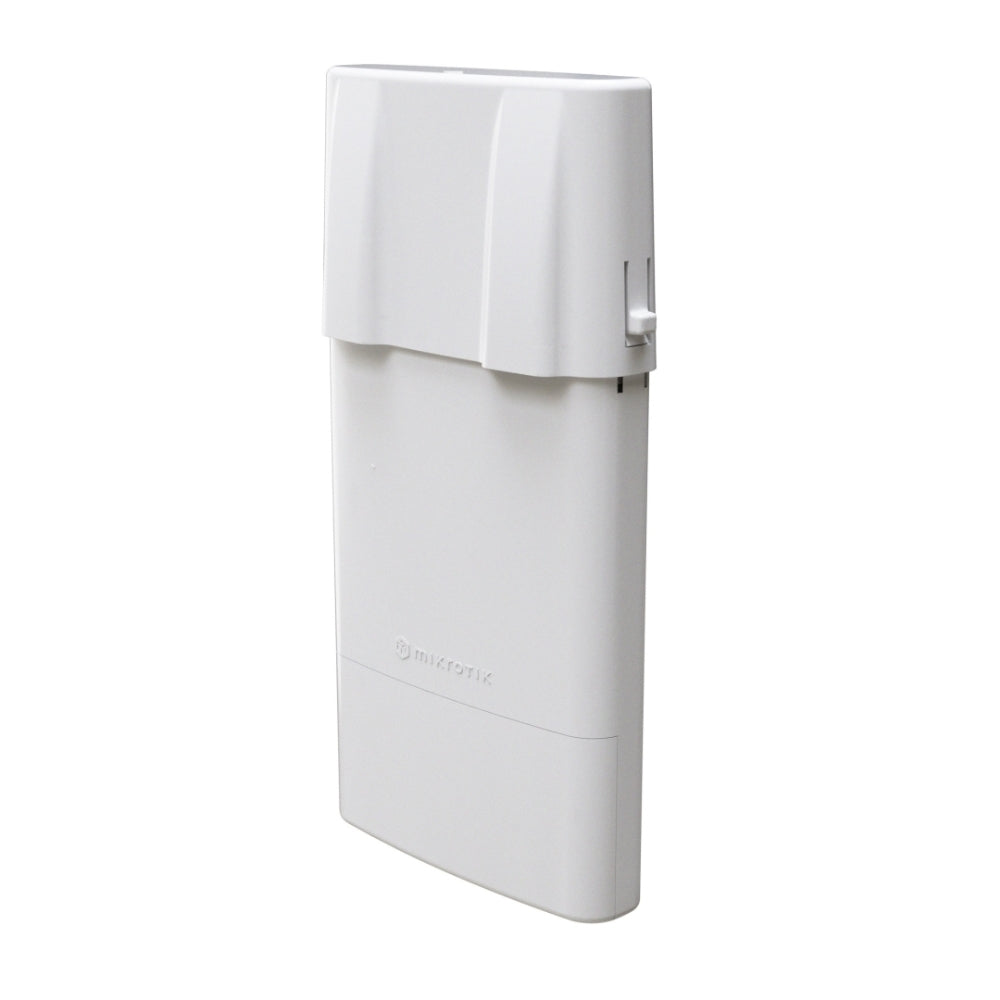 CPE AP Netbox Mikrotik 5 AX PaP WiFi6 Frecuencia 5GHz Potencia 30dBm 1 Puerto Gigabit 2 Conectores RP-SMA Norma 802.11A/N Licencia Nivel 4 L11UG-5HAXD-NB