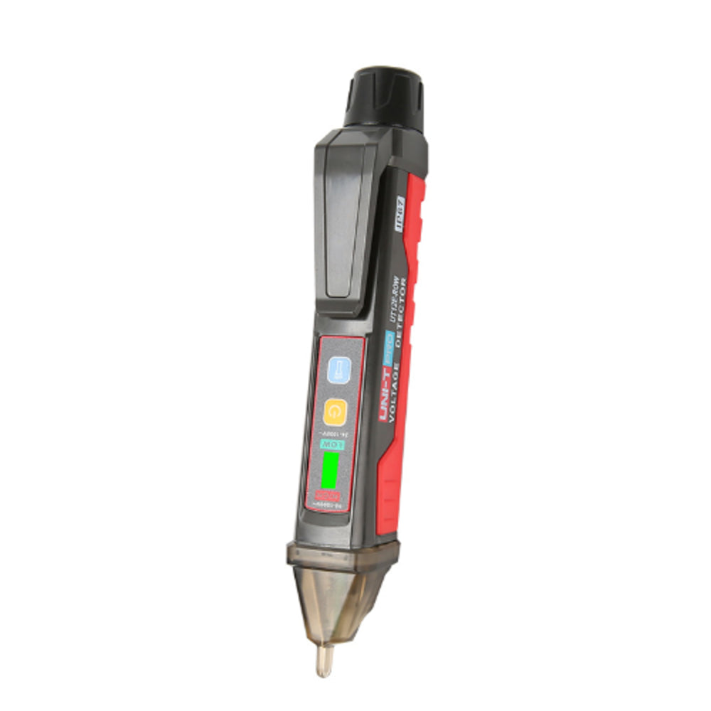 Detector de Voltaje Uni-t 24VAC a 1000VAC 50 60 Hz Deteccion de Solenoide Linterna IP67 UT12M-ROW
