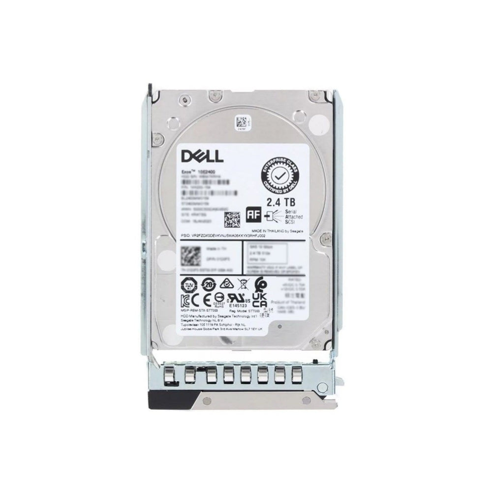 Disco Duro Dell 2.4TB 10Krpm 512e SAS ISE 12Gbps 2.5" Compatible con Equipos con Chasis R650XS-R450 Reemplazo en Caliente DEC400-BEGI