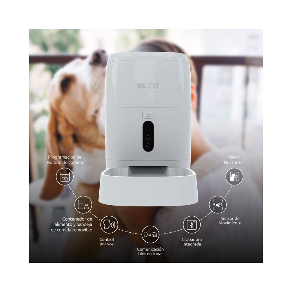 Dispensador Inteligente de Alimento para Mascotas Nexxt