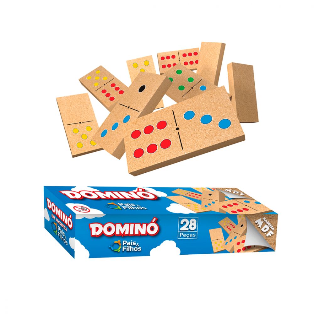 Domino De Madera Pais E Filhos