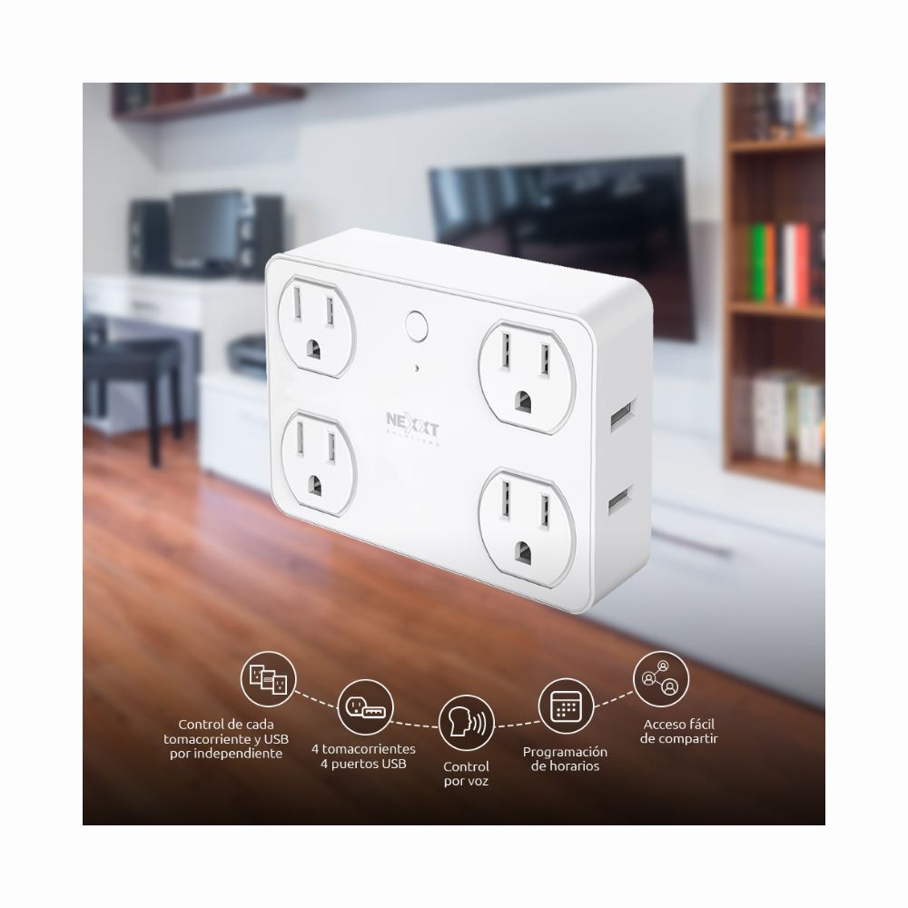 Enchufe inteligente Wi-Fi 110V Nexxt