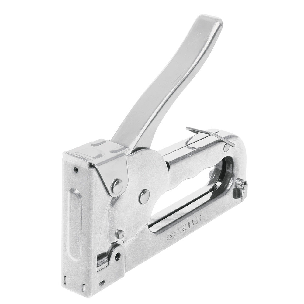 Engrapadora Truper Tipo Pistola para ¼" y 5/16" con 200 Grapas