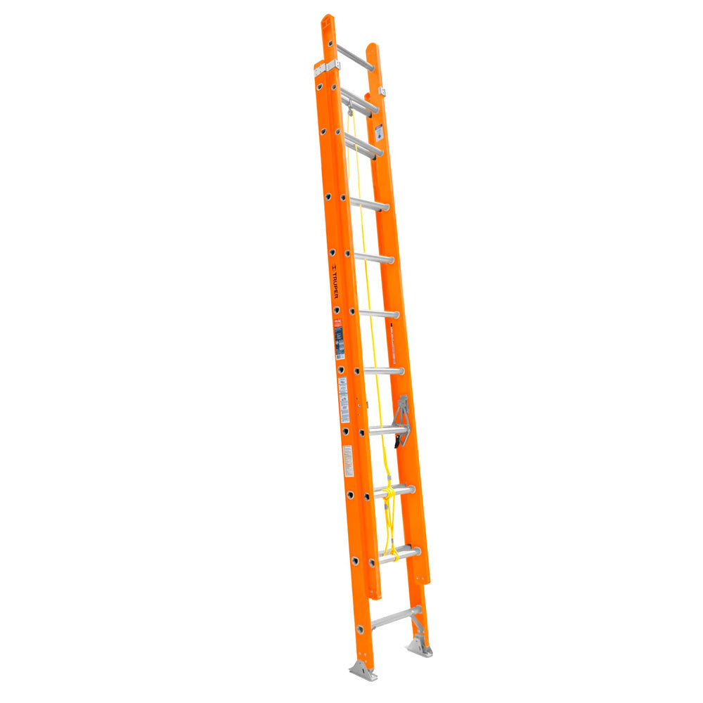 Escalera de Extensión Truper Tipo II 20 Peldaños Fibra de Vidrio