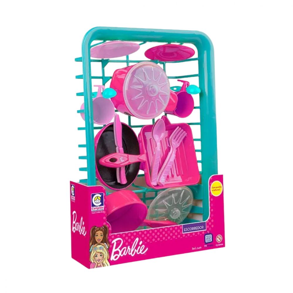 Escurridor de Platos Cotiplas Barbie Chef