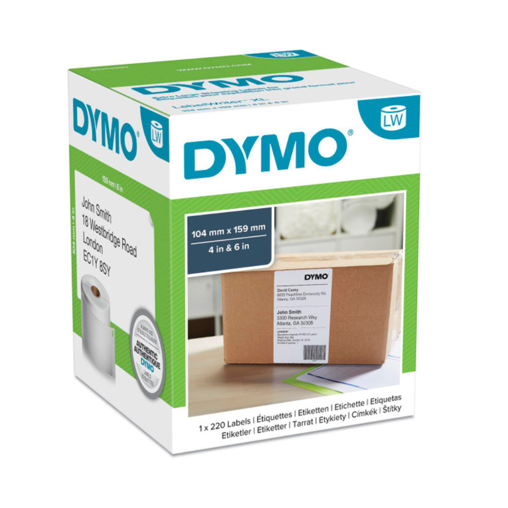 Etiqueta Dymo Labelwriter 220 Piezas de 104mm x 159mm 1744907