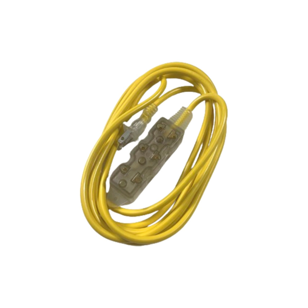 Extension Universal Dimax 3M Flexible con 3 Enchufes Universales Tipo B maximo 10Amp Clavija Plana R303