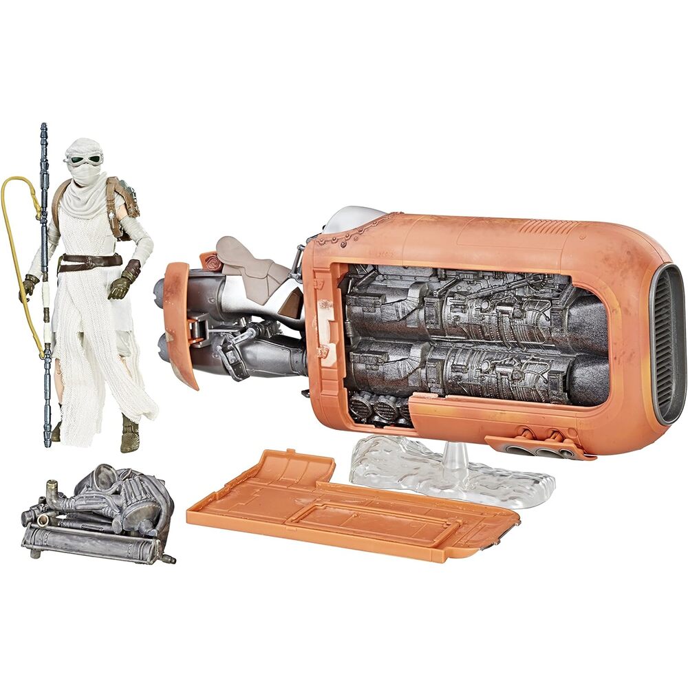FIGURA DE ACCION HHSBR SW E7 BS REY'S SPEEDER The Black Series