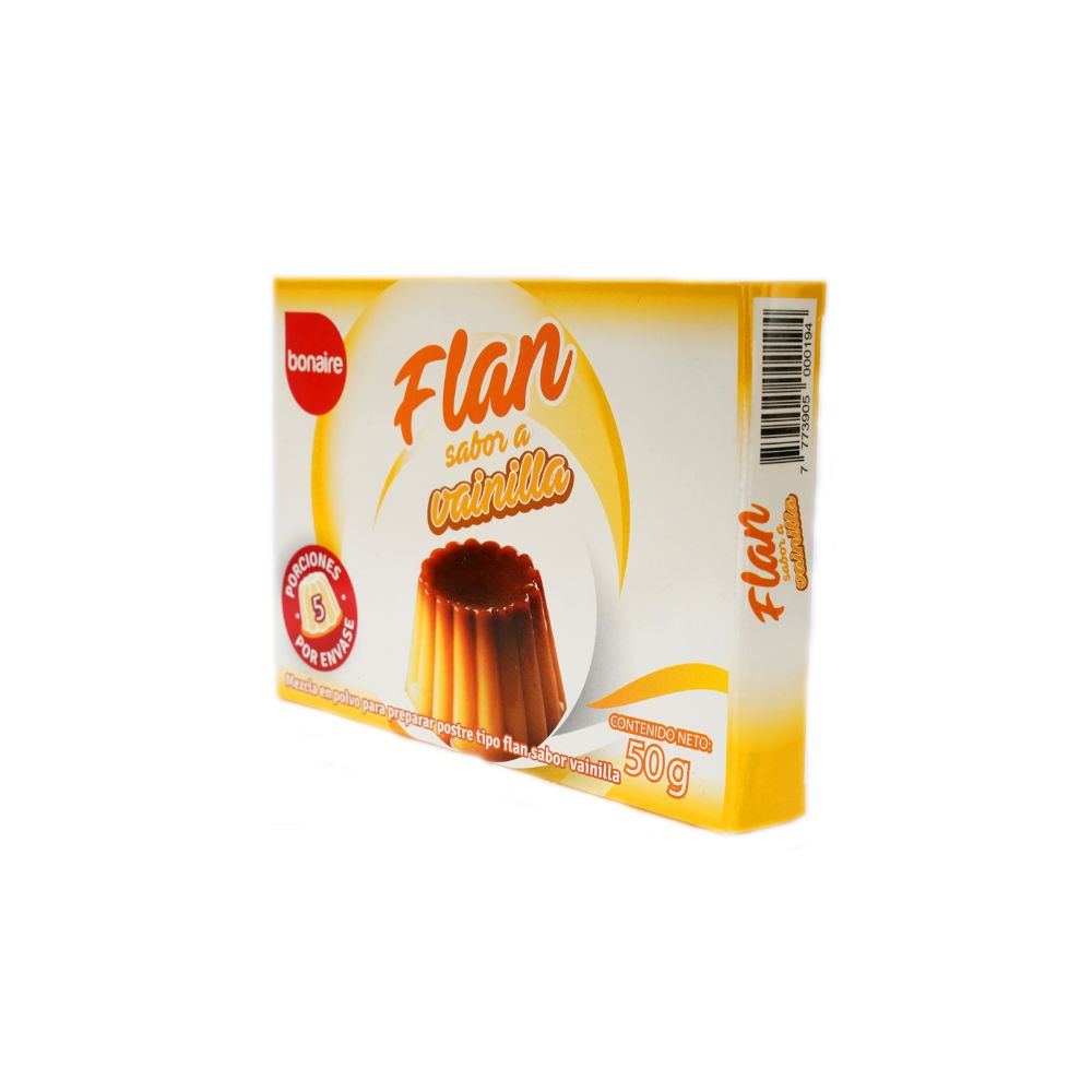 Flan de Vainilla Bonaire de 50 gr