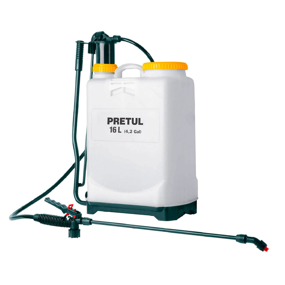 Fumigador de Mochila Pretul de 16 L Manual