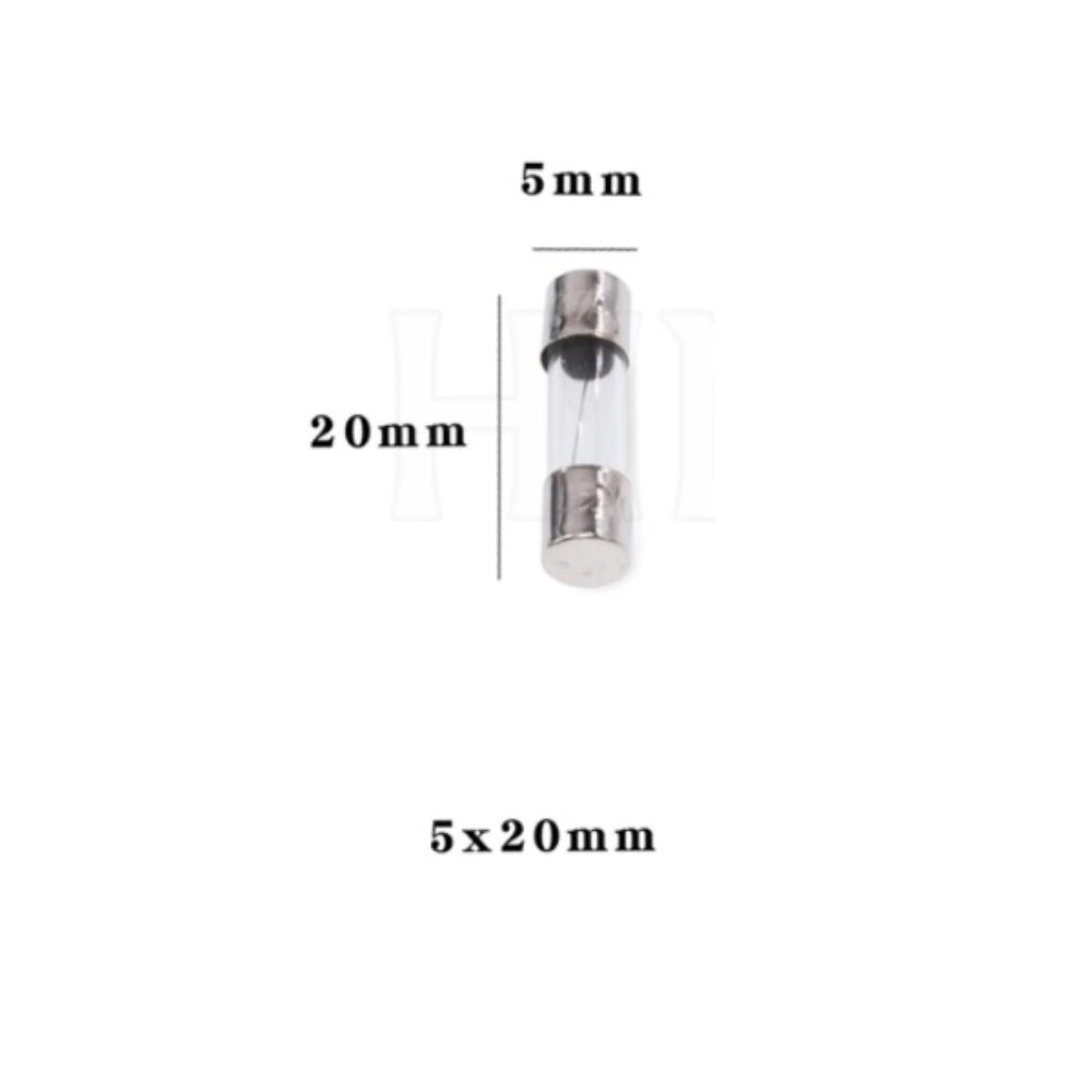 Fusible de Vidrio Generico de 5x20mm 250VAC de 4.0Amp F0400A