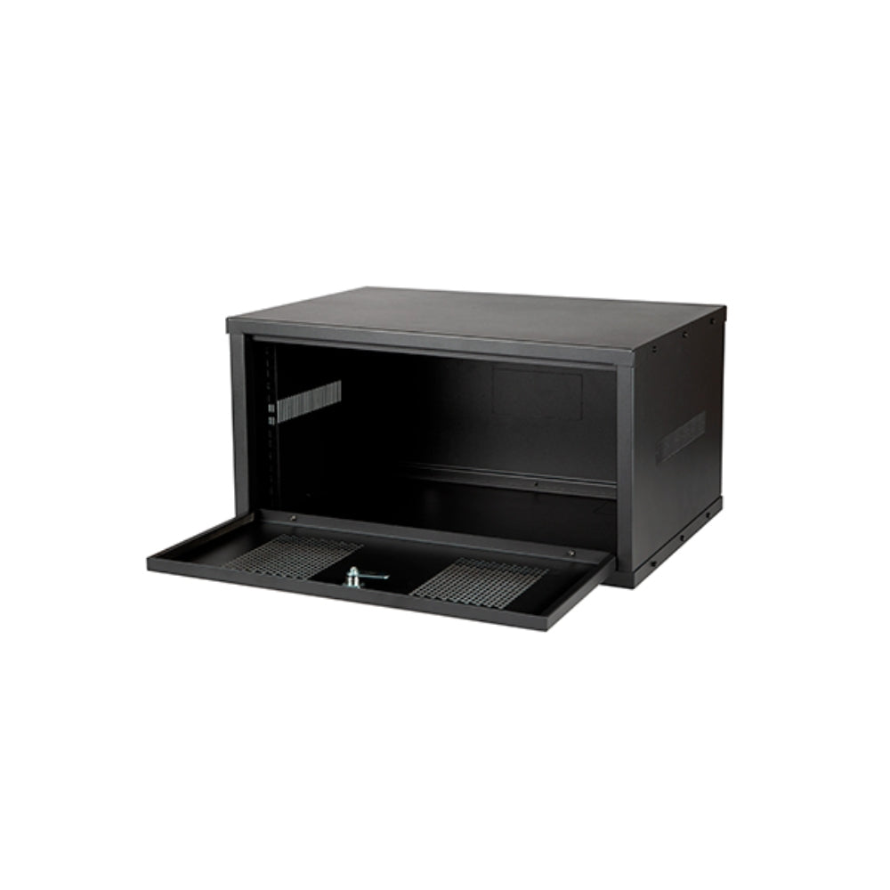 Gabinete Dimax 5U 275x370x600mm SOHO Capacidad 40Kg Norma ROHS color Negro C748