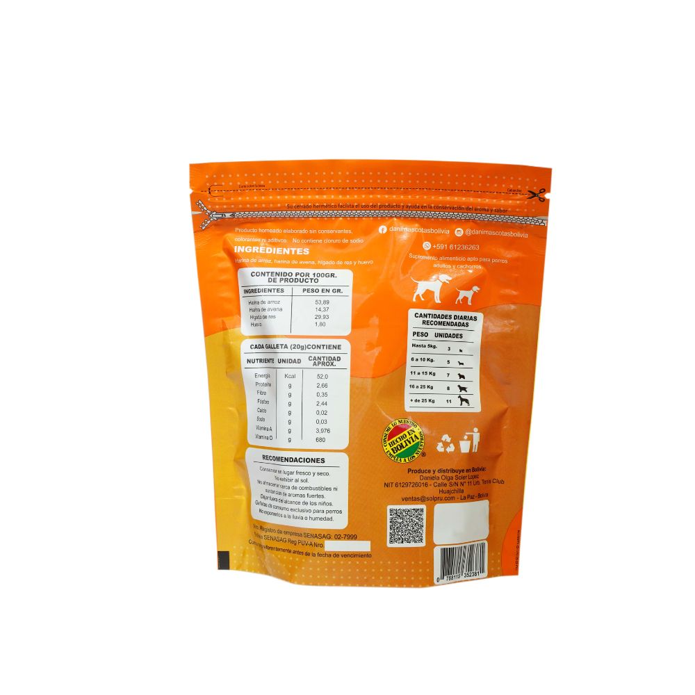 Galletas para Perro Solpru 125 gr