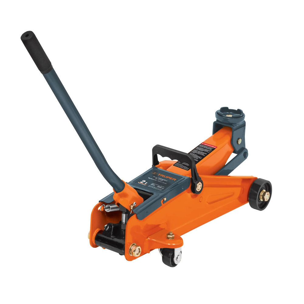 Gato Hidráulico Truper con Patín Reforzado de 2 Toneladas
