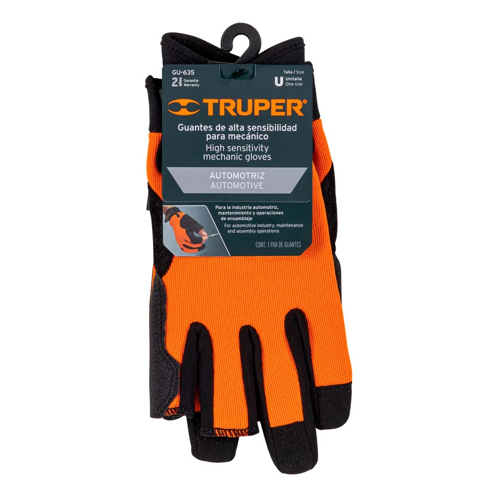 Guantes Truper de Alta Sensibilidad para Mecánicos