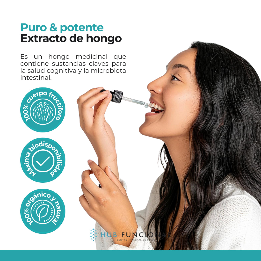 Lion's Mane Hongo Medicinal Hub Funcional