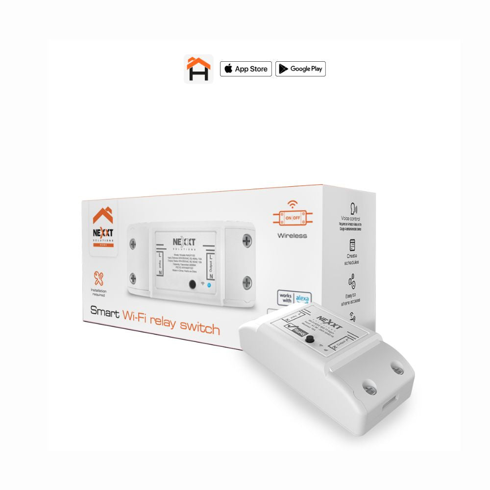 Interruptor de Relé Inteligente Nexxt Wi-Fi NHE-R100