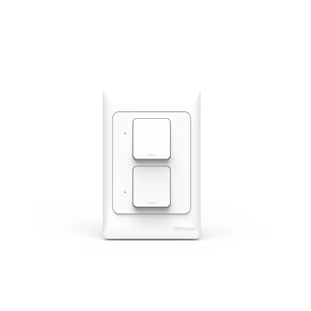 Interruptor Smart Blanco Dimax con 2 Tomas y Conexión WiFi