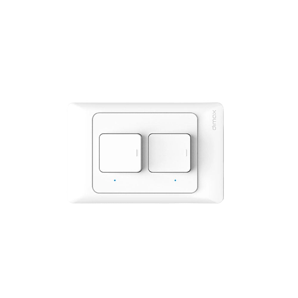 Interruptor Smart Blanco Dimax con 2 Tomas y Conexión WiFi