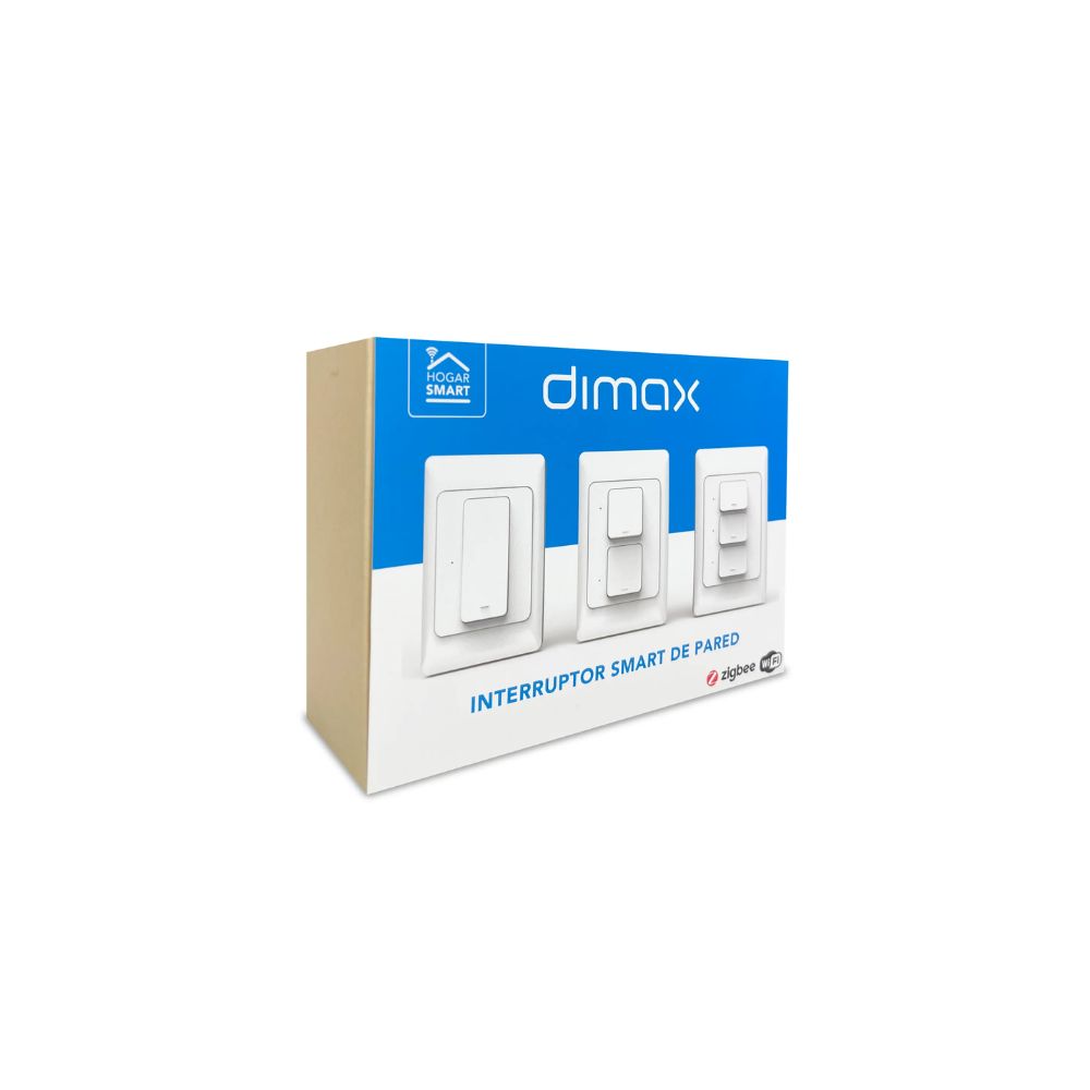 Interruptor Smart Blanco Dimax con Conexión WiFi