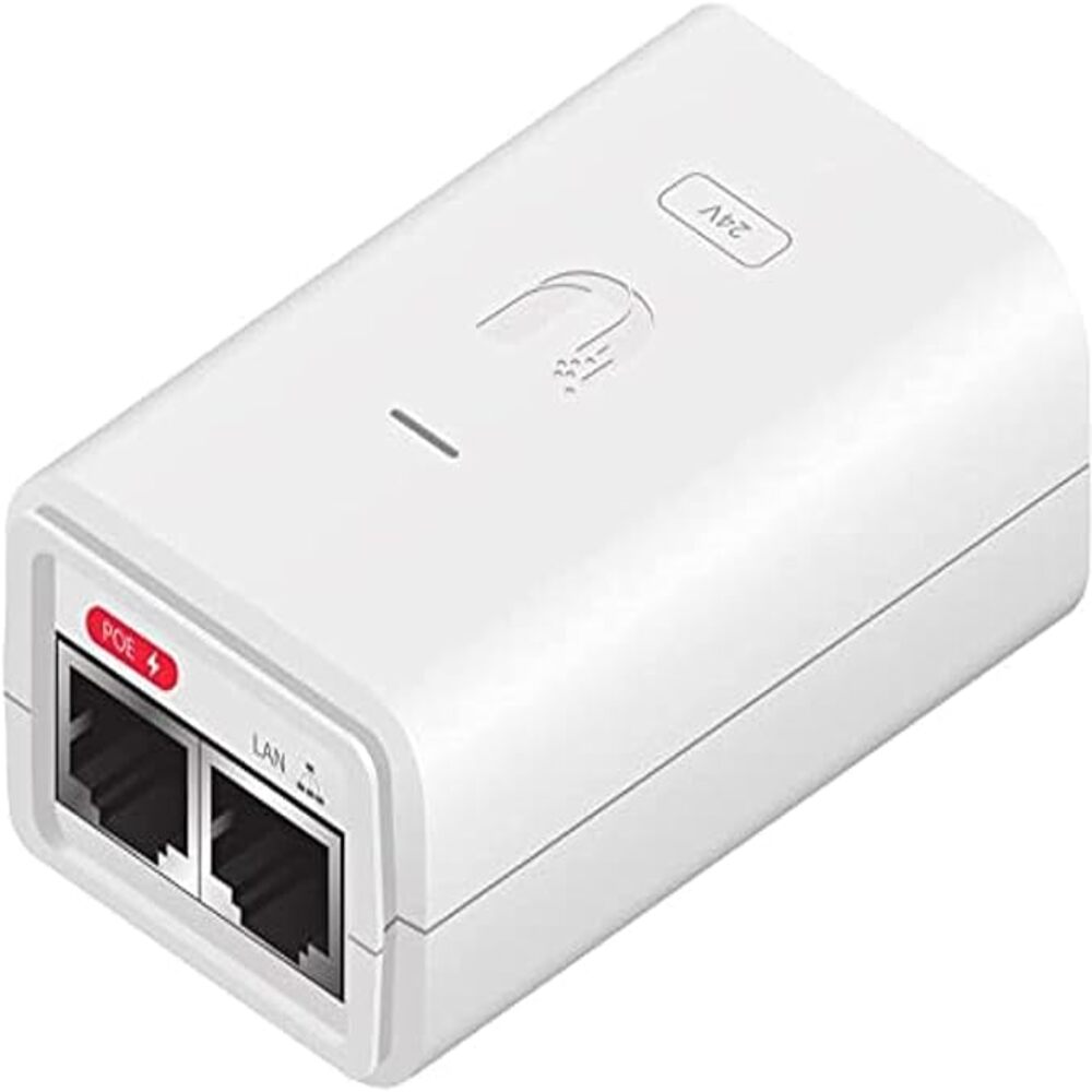 Inyector POE Ubiquiti 24Vdc 0.3Amp 7W Color Blanco POE-24-7W-G-WH