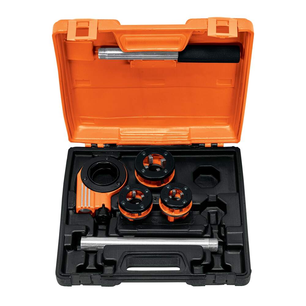 Juego de 4 tarrajas Truper para tubo de 1-2 a 1