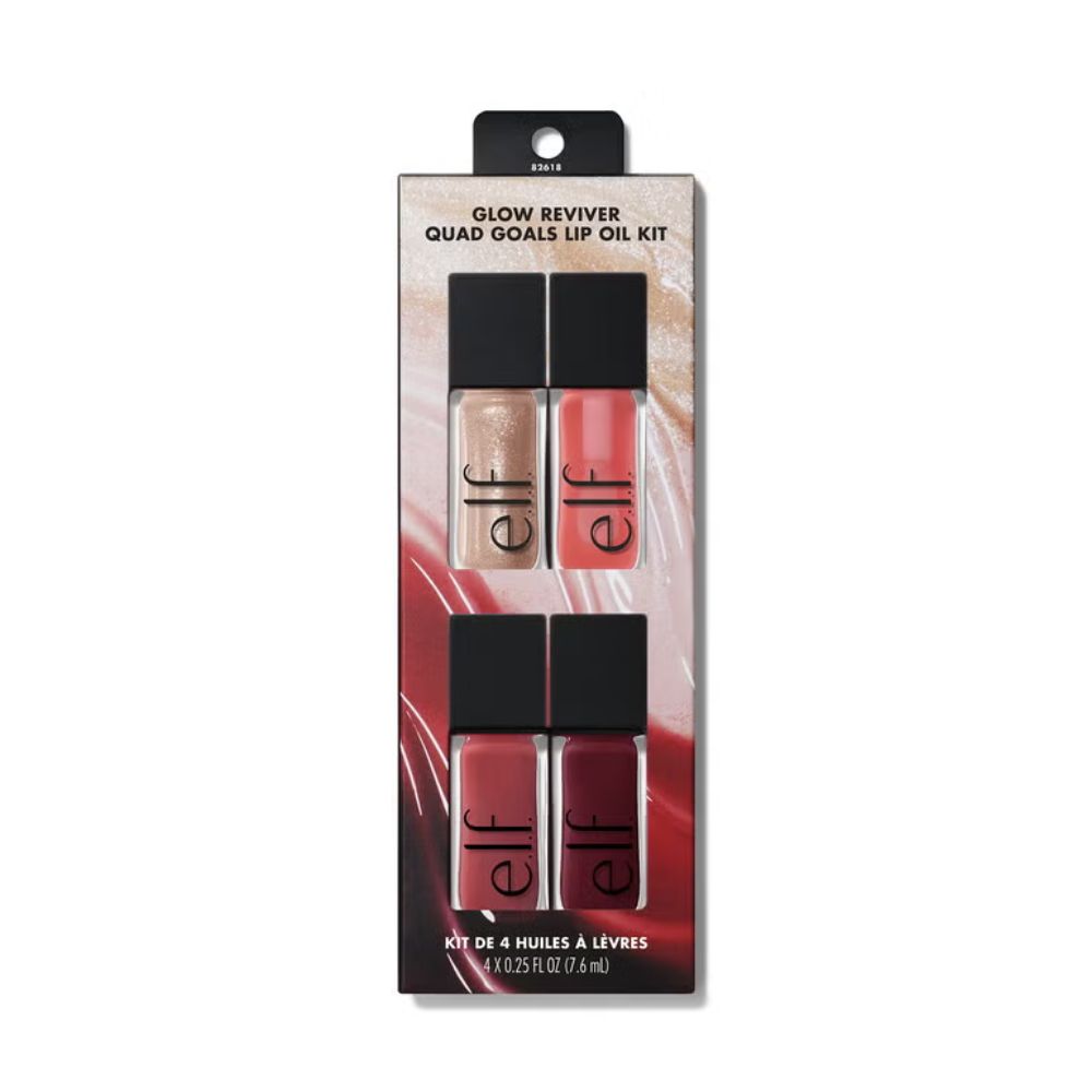 Kit de Lip Oils Elf Reviver Glow Quad