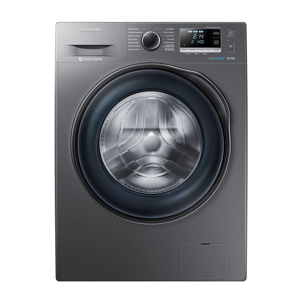 Lavadora Samsung Carga Frontal 10.5 Kg plomo WW10TA040CX/BO