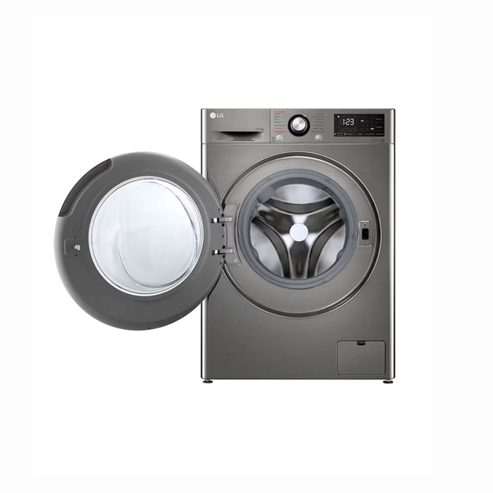 Lavadora/Secadora LG Carga Frontal Color Silver de 14 Kg Lavado y 8 Kg Secado – WD14VVC4S6C