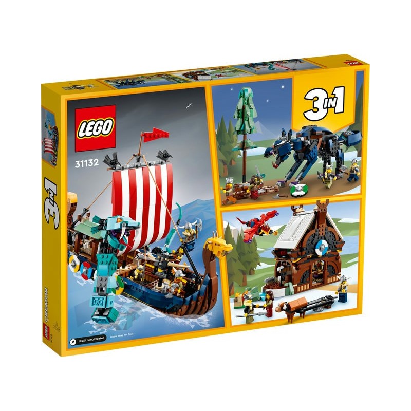 Creator Barco Lego Vikingo y Serpiente Migrad