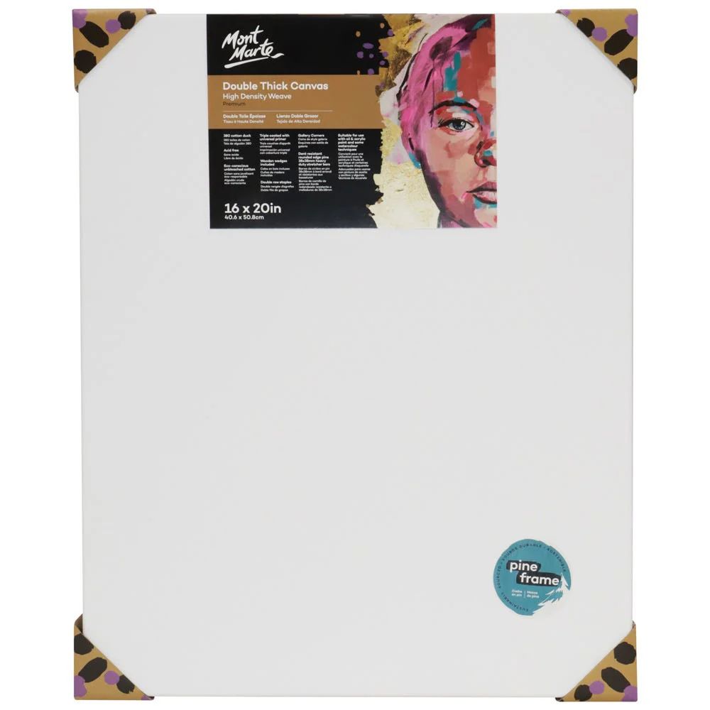 Lienzo Canvas MontMarte Premium 40.6x50.8cm de Doble Grosor 3.8mm CMMD4050