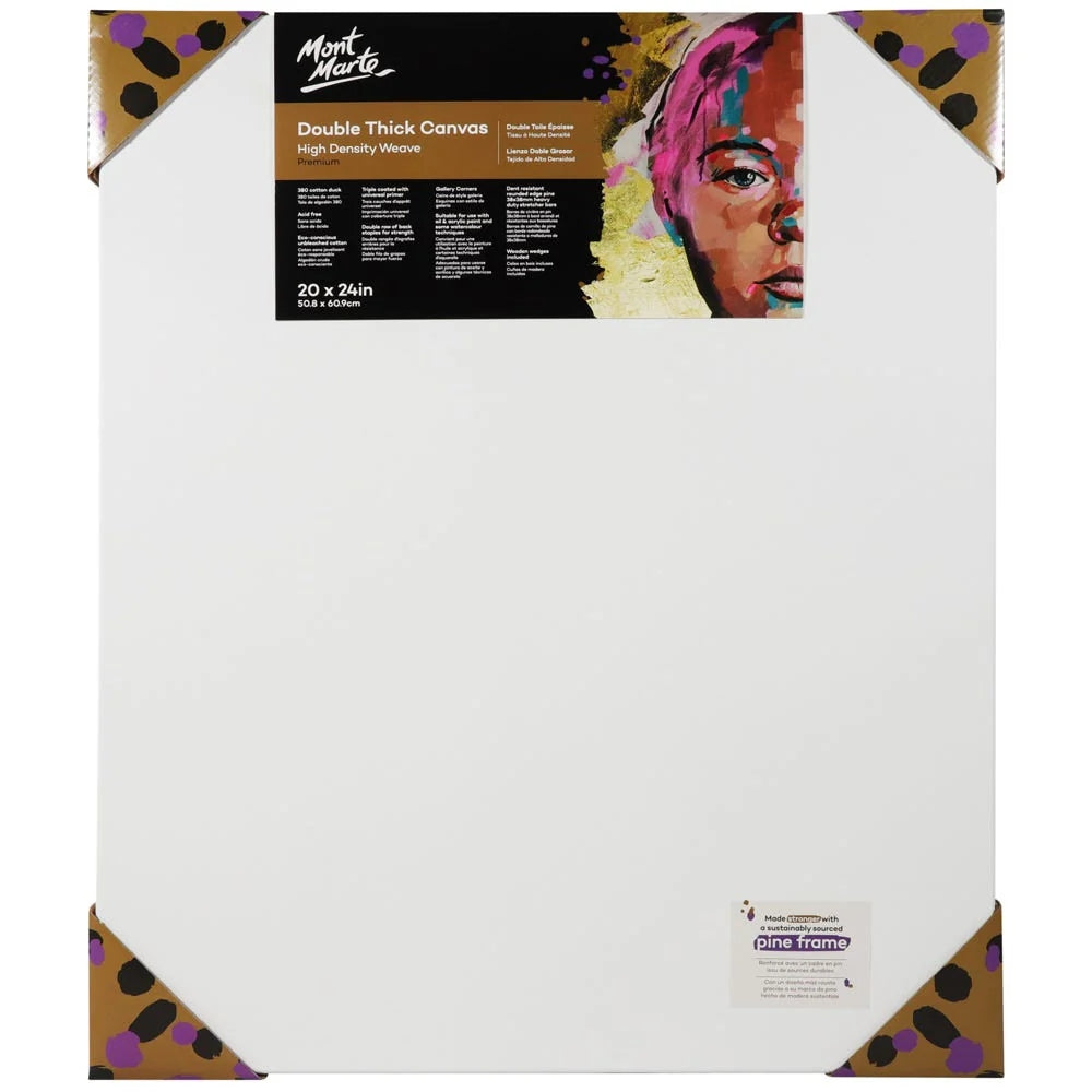 Lienzo Canvas MontMarte Premium 50.8x60.9cm de Doble Grosor 3.8mm CMMD5060