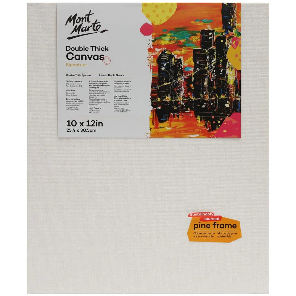 Lienzo Canvas MontMarte Signature Panel 25.4x30.5cm 10x12" de Doble Grosor 3.6cm CSDT2530