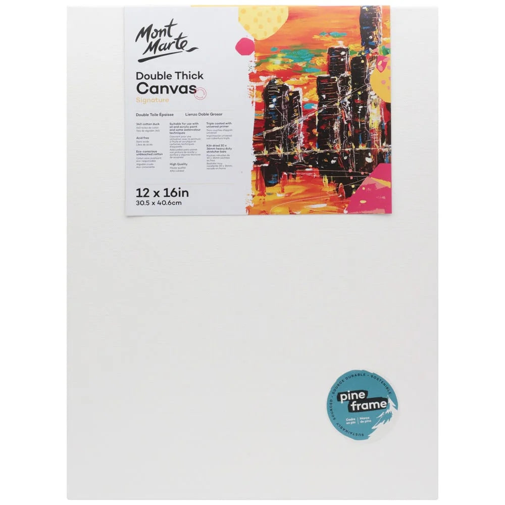 Lienzo Canvas MontMarte Signature Panel 30.5x40.6cm 12x16" de Doble Grosor 3.6cm CSDT3040