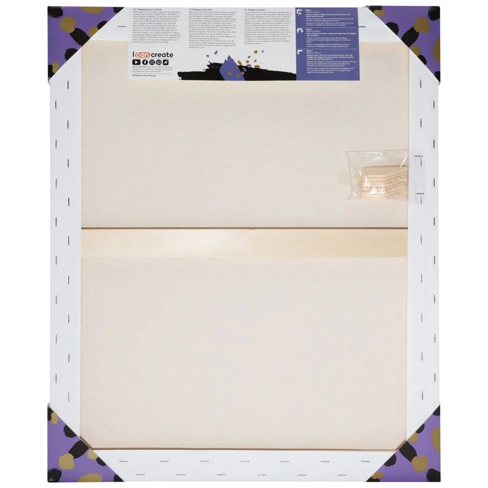 Lienzo Canvas MontMarte Signature Panel 50.8x60.9cm 20x24" Tela de Algodon 380GSM Marco de Pino CMST5060